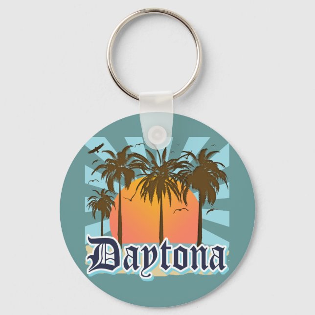 Daytona Beach Florida USA Key Ring (Front)