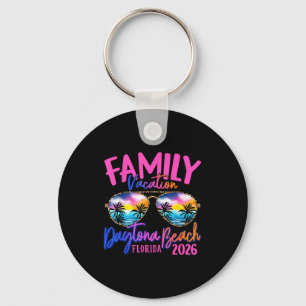 Daytona Beach Florida Vacation 2026 Matching Famil Key Ring