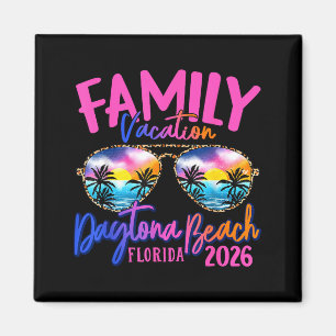 Daytona Beach Florida Vacation 2026 Matching Famil Magnet