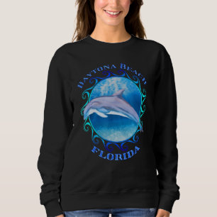Daytona Beach Florida Vacation Souvenir Dolphin Sweatshirt