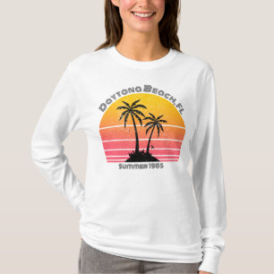 Daytona Beach Retro Sunset Palms T-Shirt