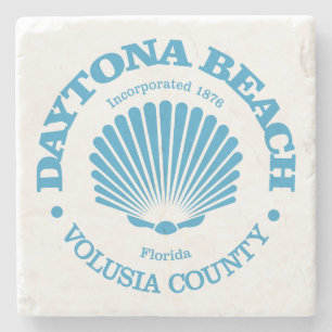 Daytona Beach (seashell) Stone Coaster