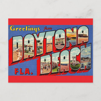 Daytona Beach Vintage Postcard