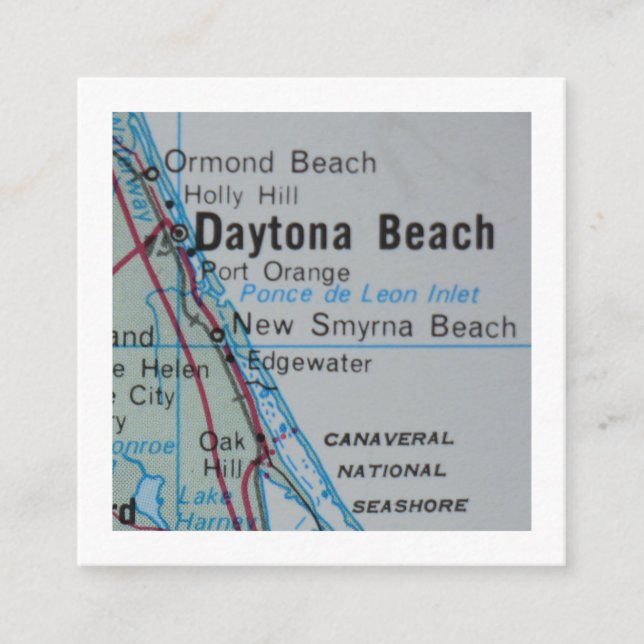 daytona beach We've Moved New Address Card (Front)