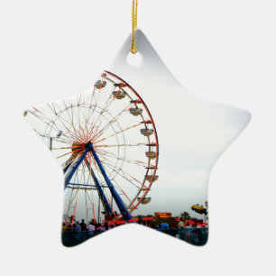 Daytona Boardwalk Ceramic Ornament