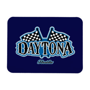 Daytona Flagged Magnet