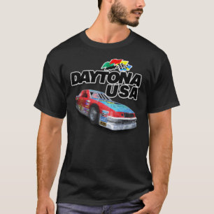 Daytona USA Distressed Car Logo Classic T-Shirt