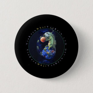 Daze of the Iguana 6 Cm Round Badge