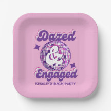 Dazed & Engaged Retro Disco Bachelorette Party