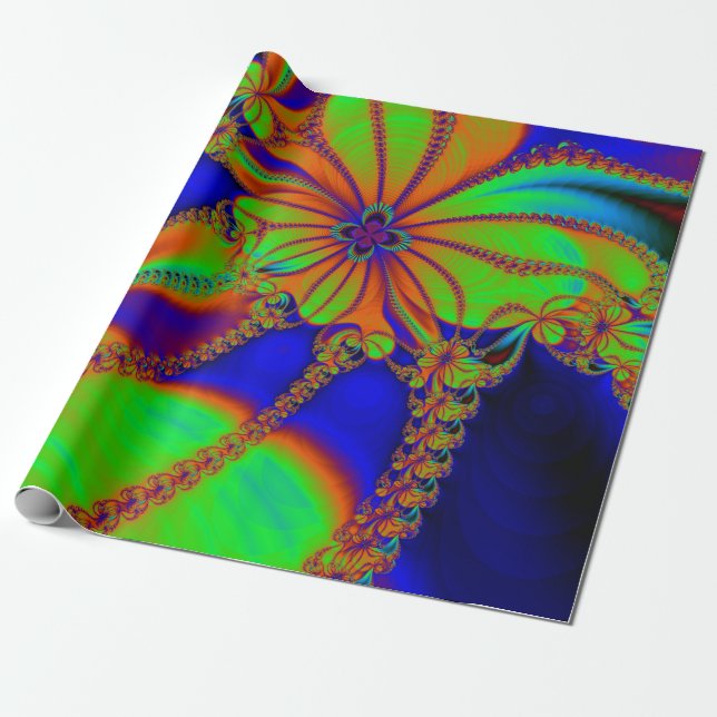 Dazed Wrapping Paper (Unrolled)