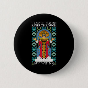 Dazhbog Ancient Mythological Slavic Paganism Russi 6 Cm Round Badge