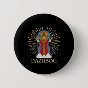 Dazhbog Ancient Mythological Slavic Paganism Russi 6 Cm Round Badge