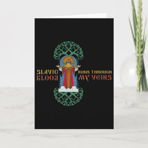 Dazhbog Ancient Mythological Slavic Paganism Russi Card