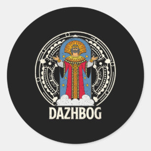 Dazhbog Ancient Mythological Slavic Paganism Russi Classic Round Sticker