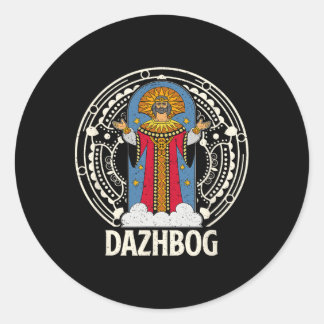 Dazhbog Ancient Mythological Slavic Paganism Russi Classic Round Sticker
