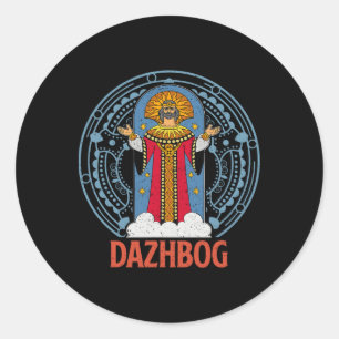 Dazhbog Ancient Mythological Slavic Paganism Russi Classic Round Sticker