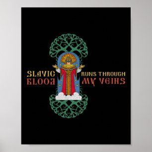Dazhbog Ancient Mythological Slavic Paganism Russi Poster