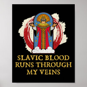 Dazhbog Ancient Mythological Slavic Paganism Russi Poster