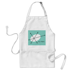 Dazzle Blue Name apron