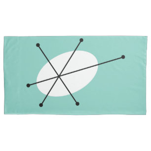 Dazzle Blue pillowcases pair king size