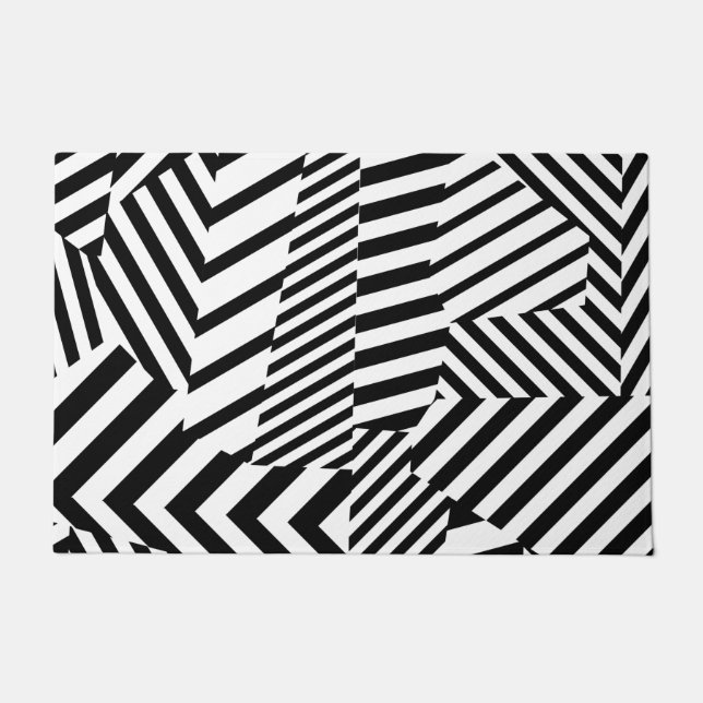 Dazzle Camouflage Doormat (Front)