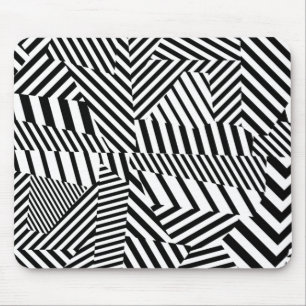 Dazzle Camouflage Mouse Pad