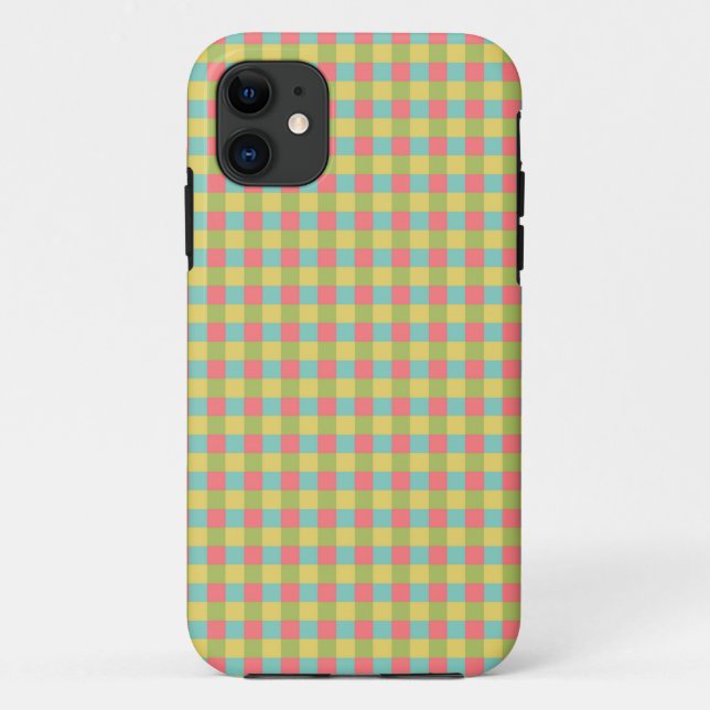 Dazzle Check iPhone case (Back)