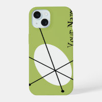 Dazzle Green 'Your Name' iPhone case