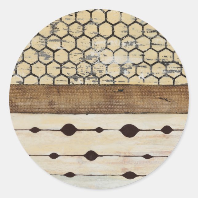 Dazzle II Classic Round Sticker (Front)