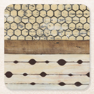 Dazzle II Square Paper Coaster