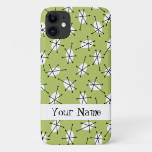 Dazzle Multi Green 'Name' iPhone case