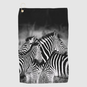 Dazzle of Zebra Golf Towel