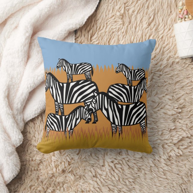 Dazzle of Zebras Cushion (Blanket)