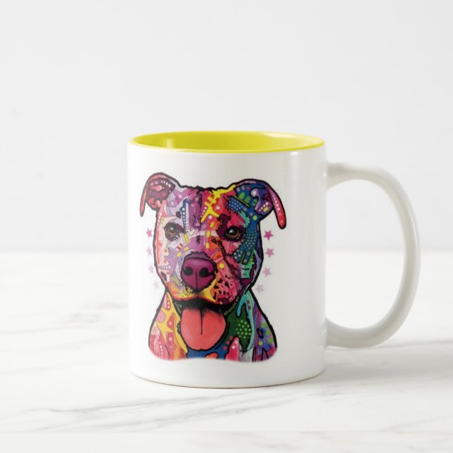 Dazzle Pitbull Mug (Right)