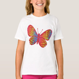 Dazzle with Rainbow Butterfly Tattoo T-Shirt