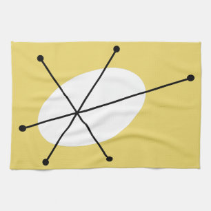 Dazzle Yellow kitchen towel
