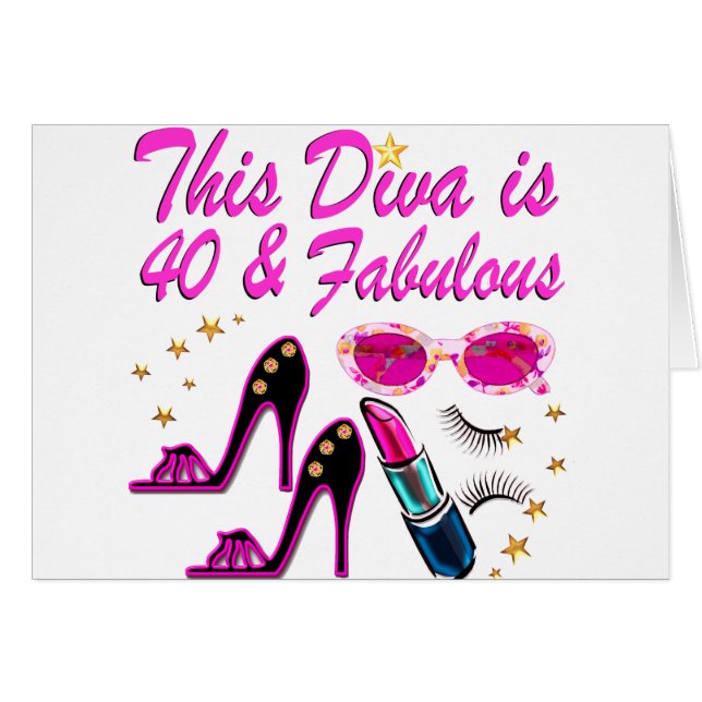 DAZZLING 40TH DIVA (Front Horizontal)