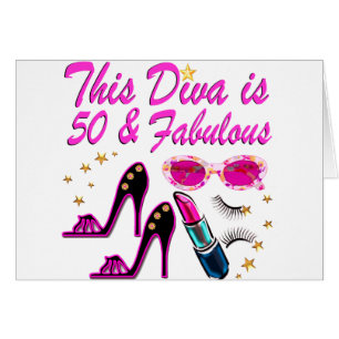 DAZZLING 50TH DIVA