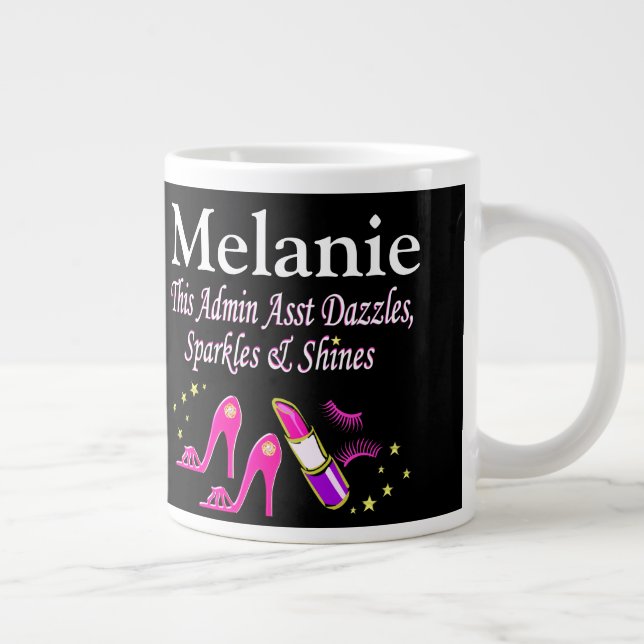 DAZZLING ADMIN ASST PERSONALIZED MUG (Right)
