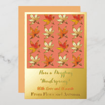 Dazzling Autumn Crisp Whimsical Thanksgiving