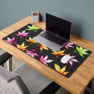 Dazzling Autumn Leaves Desk Mat