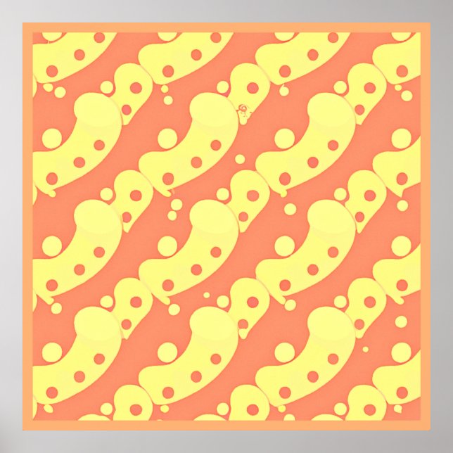 Dazzling Colourful Abstraction Pattern Poster (Front)