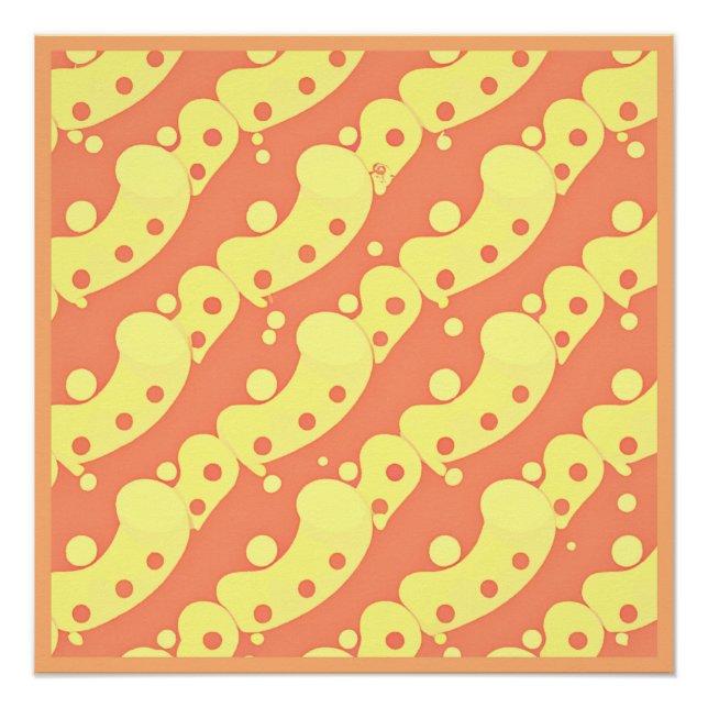 Dazzling Colourful Abstraction Pattern Poster (Front)