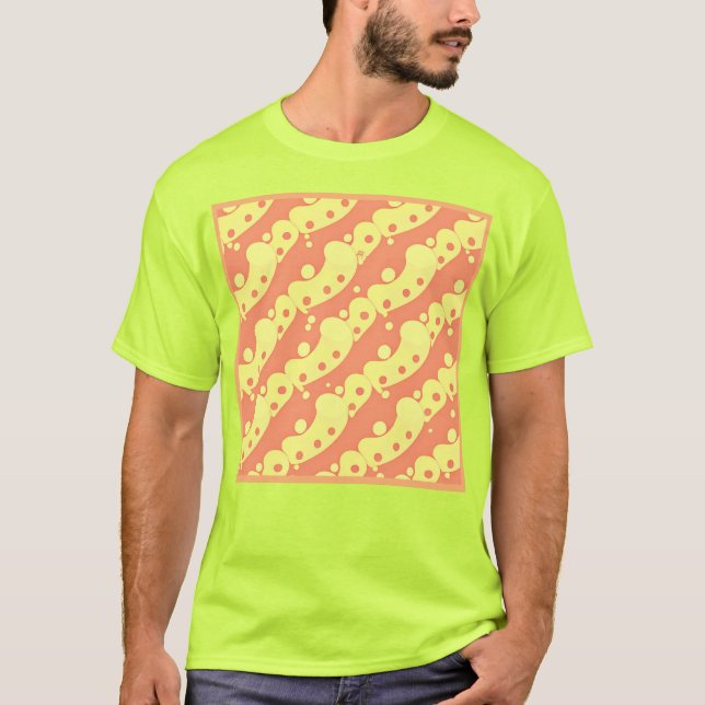 Dazzling Colourful Abstraction Pattern T-Shirt (Front)