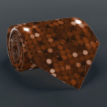Dazzling Copper Sparkle Sequin Pattern Neck Tie<br><div class="desc">Why blend in when you were born to sparkle? Rock with our Dazzling Copper Sparkle Sequin Pattern Neck Tie and be the life of the party!</div>
