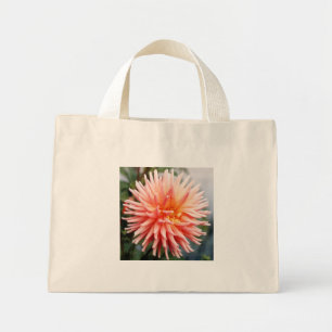 Dazzling Dahlia Flower Mini Tote Bag