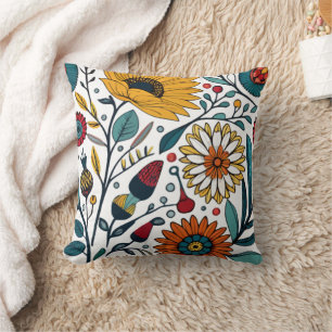 Dazzling Daisy Delight: A Floral Fashion Favorite Cushion