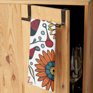 Dazzling Daisy Delight: A Floral Fashion Favorite Tea Towel