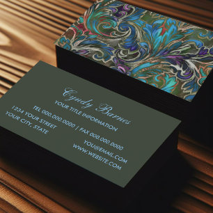 Dazzling Damask Business Card