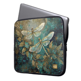 Dazzling Dancing Dragonflies, Gossamer Wings Laptop Sleeve